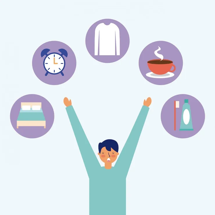 सुबह की दिनचर्या, Morning Routine Ideas for Adults)